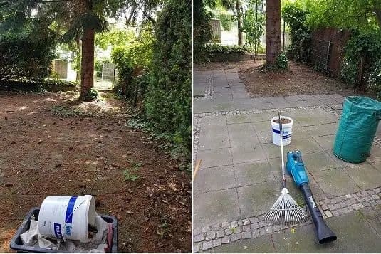 Gepflegte Grünanlage einer Wohnimmobilie in Düsseldorf